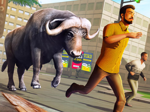 Симулатор в съответствие с див оглеждане в съответствие с Angry Bull Attack